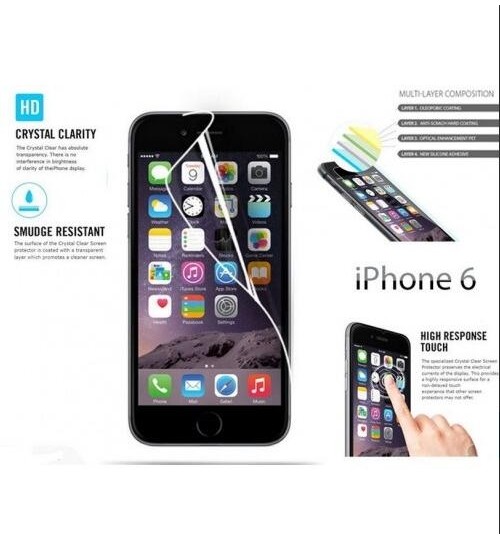 Iphone 6 4.7inch front+back screen protector clear