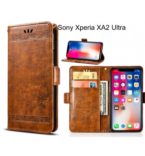 Sony Xperia XA2 Ultra Case retro leather wallet case