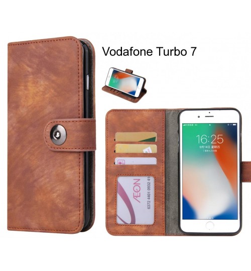 Vodafone Turbo 7 case retro leather wallet case