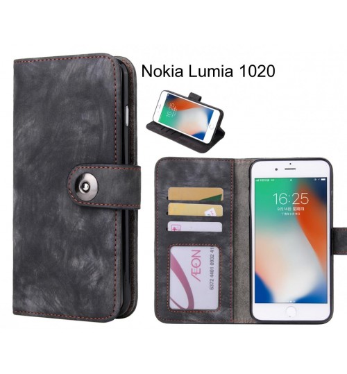 Nokia Lumia 1020 case retro leather wallet case
