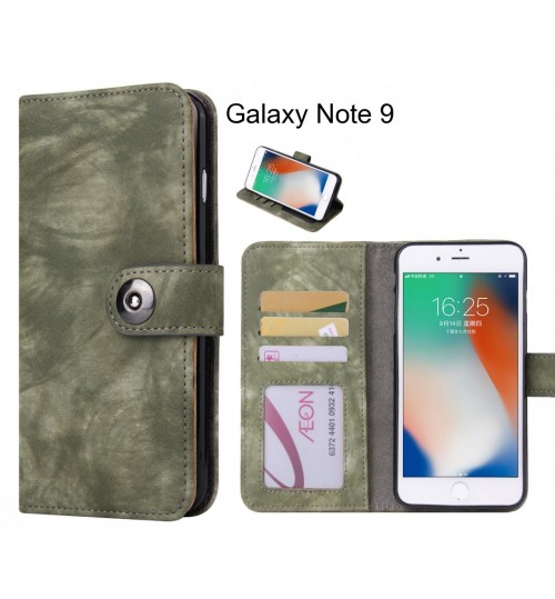 Galaxy Note 9 case retro leather wallet case