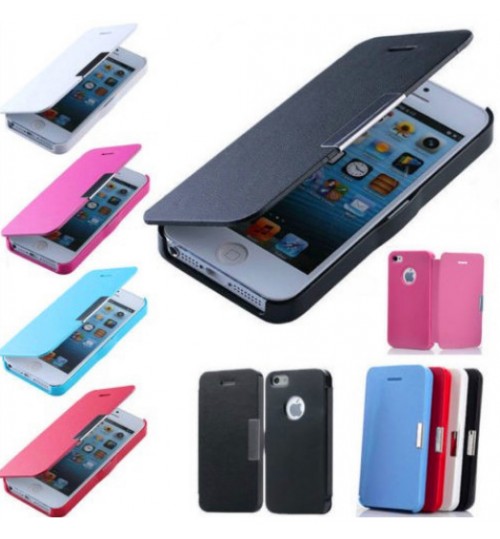 Iphone 4 4s Ultra slim leather case SP 4 colors