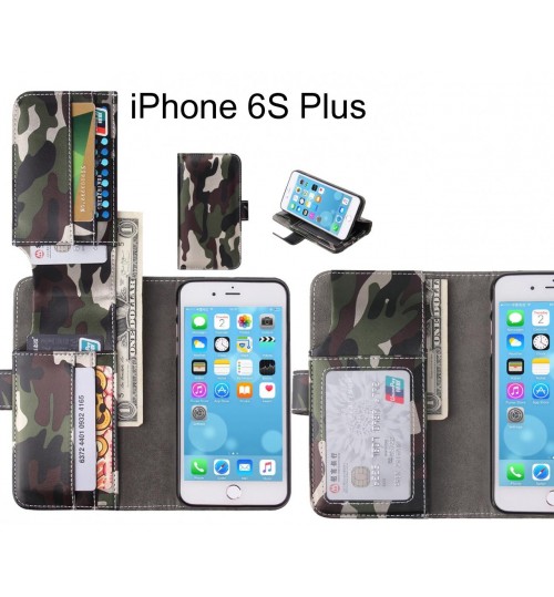 iPhone 6S Plus Case Wallet Leather Flip Case 7 Card Slots