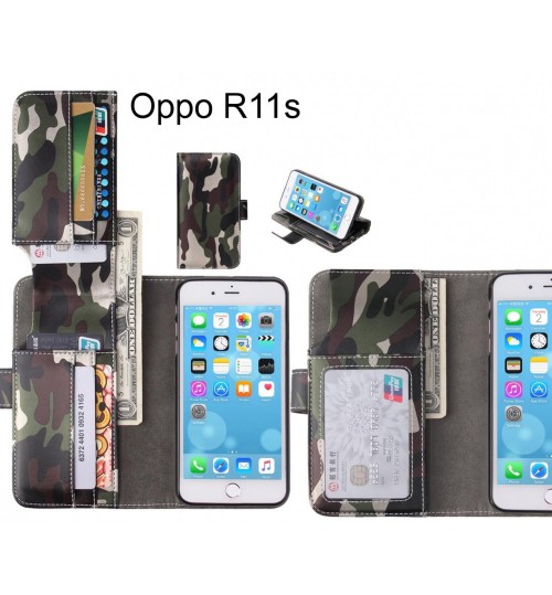 Oppo R11s Case Wallet Leather Flip Case 7 Card Slots