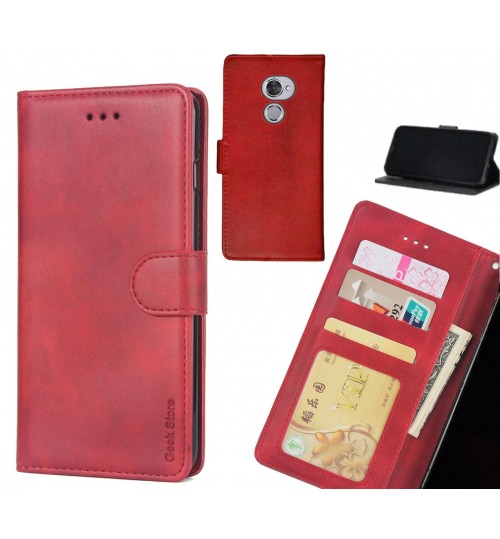 Vodafone V8 Case Wallet Leather Vintage Flip Folio Case