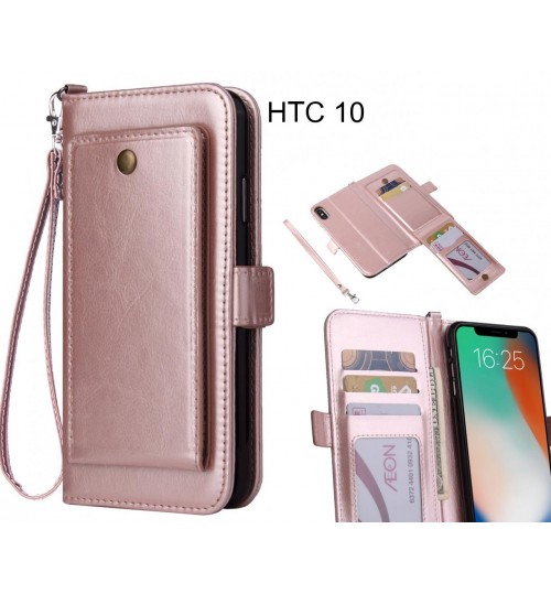 HTC 10 Case Retro Leather Wallet Case
