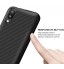 Galaxy M10 case impact proof rugged case with carbon fiber