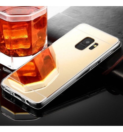 Galaxy J4 case Soft Gel TPU Mirror Case
