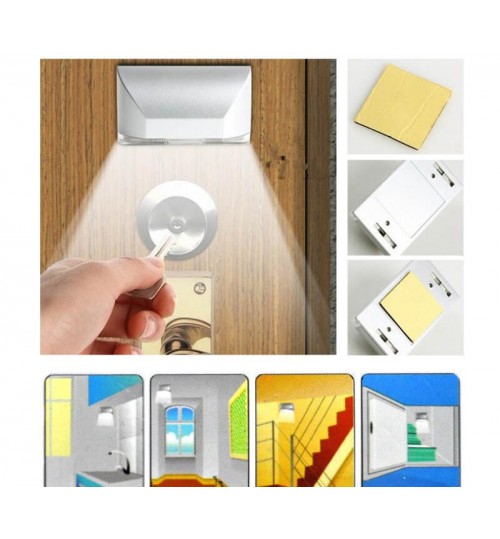 Auto PIR Sensor Infrared IR Wireless Motion Detector Door Keyhole LED  Lamp