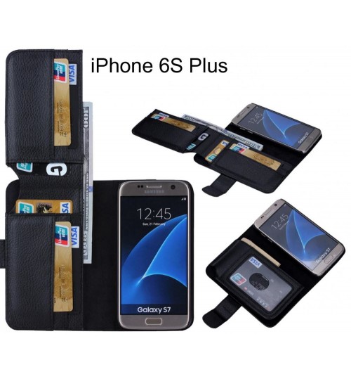 iPhone 6S Plus case wallet case full cash pocket case