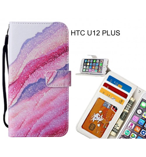 HTC U12 PLUS case leather wallet case printed ID