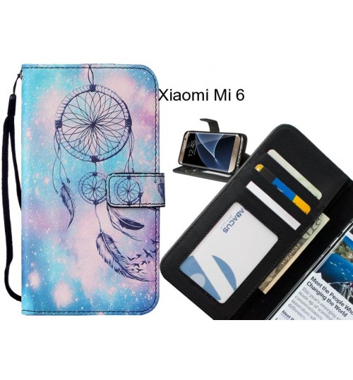 Xiaomi Mi 6 case leather wallet case printed ID