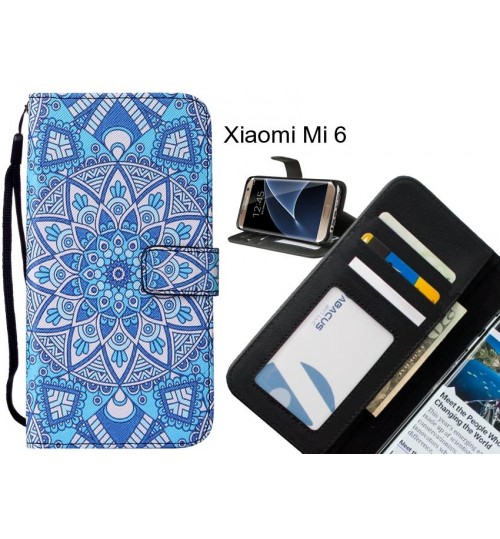 Xiaomi Mi 6 case leather wallet case printed ID