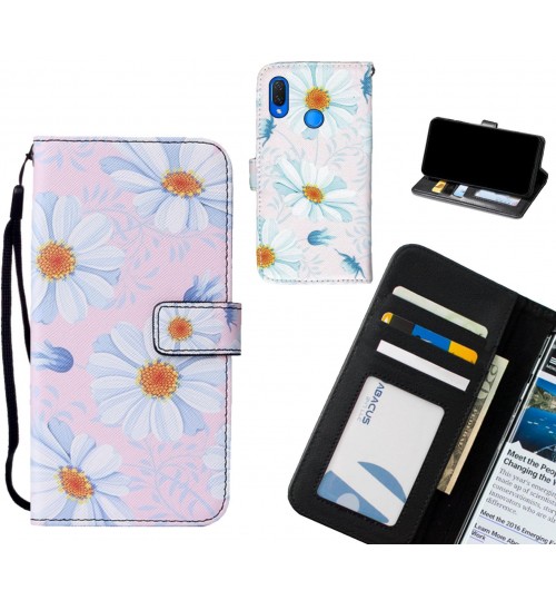 Huawei Nova 3I case leather wallet case printed ID