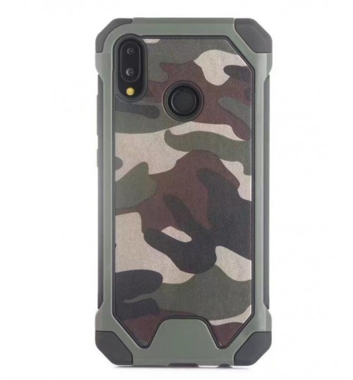 Huawei nova 3e impact proof heavy duty camouflage case