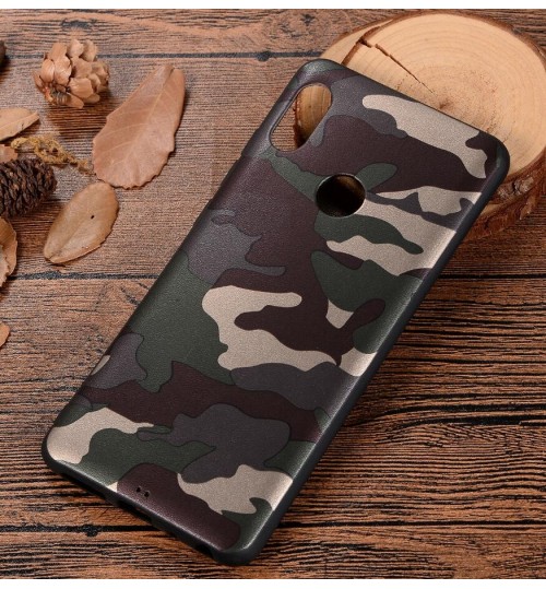 Xiaomi Redmi 6 Pro Case Camouflage Soft Gel TPU Case