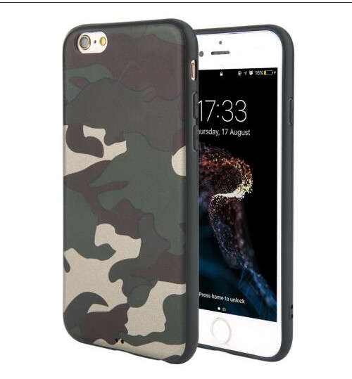 iPhone 6 / 6s Case Camouflage Soft Gel TPU Case