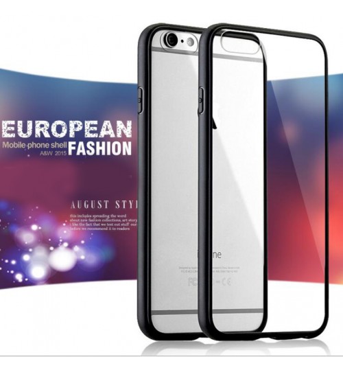iPhone 7 plus case bumper  clear gel back cover