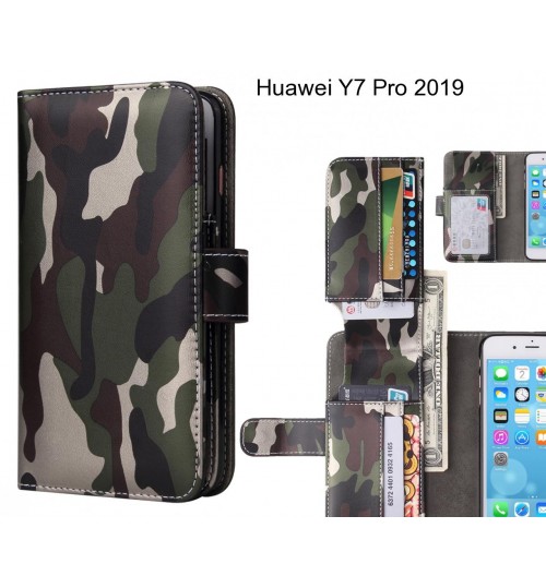 Huawei Y7 Pro 2019  Case Wallet Leather Flip Case 7 Card Slots