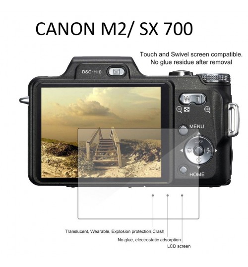 Canon LCD Screen Protector Tempered Glass For Canon M2 SX700