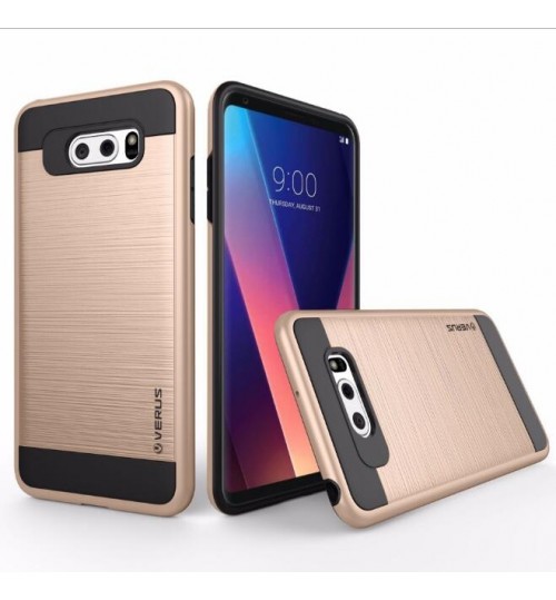 LG V30 case Impact Proof Brushed Metal Case
