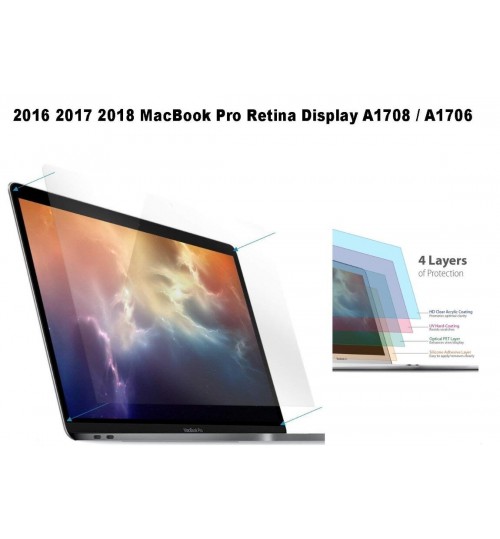 MacBook Pro (13-inch, 2016 2017 2018) A1706/A1708 ultra clear screen protector