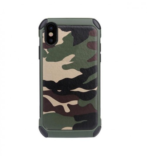 iPhone XS impact proof heavy duty camouflage case