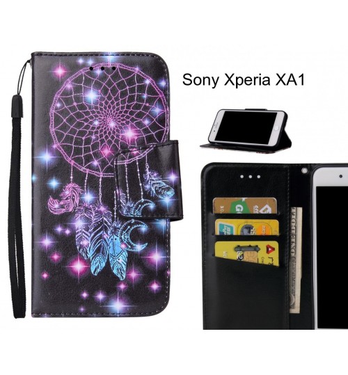 Sony Xperia XA1 Case wallet fine leather case printed