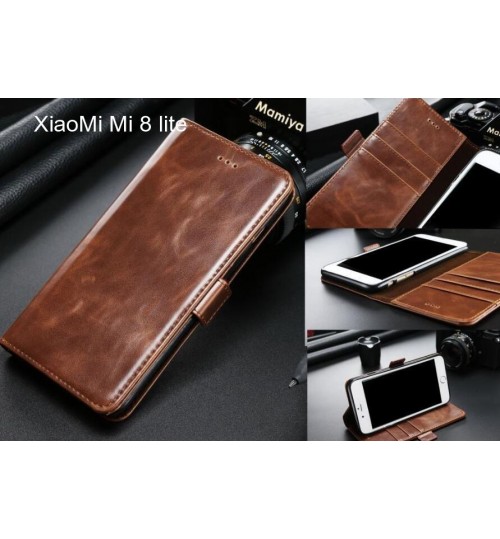 XiaoMi Mi 8 lite case executive leather wallet case