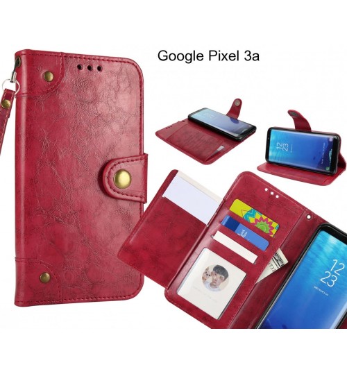 Google Pixel 3a  case executive multi card wallet leather case