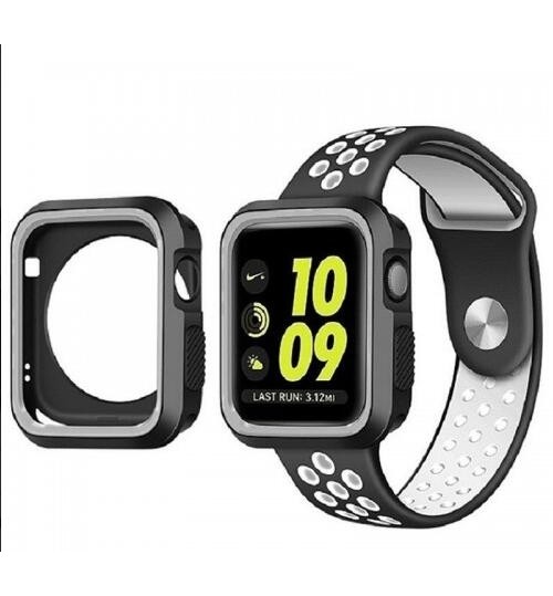 Apple watch iwatch Case Cover gen 44mm Protective Gel Silikon Bumper S4