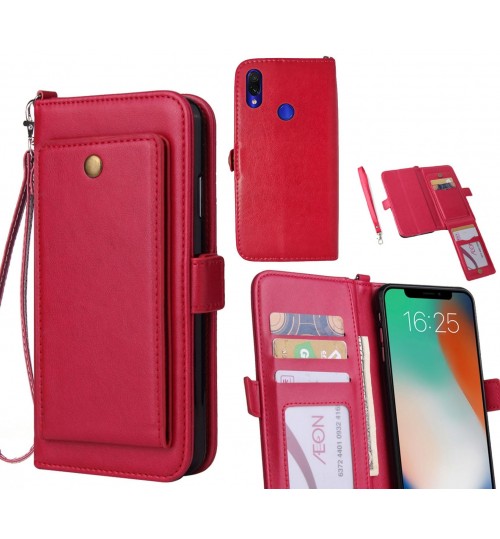 Xiaomi Redmi Note 7  Case Retro Leather Wallet Case