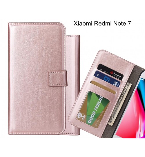 Xiaomi Redmi Note 7 case Fine leather wallet case