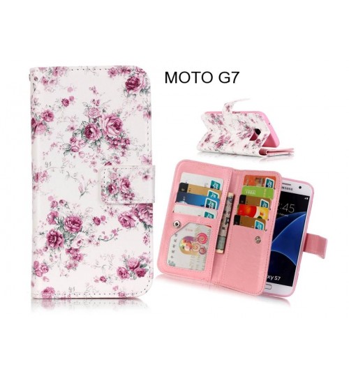 MOTO G7 case Multifunction wallet leather case