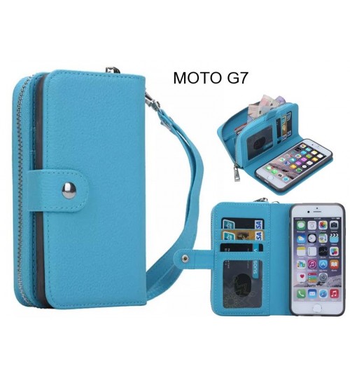 MOTO G7 Case coin wallet case full wallet leather case