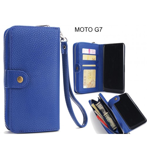 MOTO G7 Case coin wallet case full wallet leather case