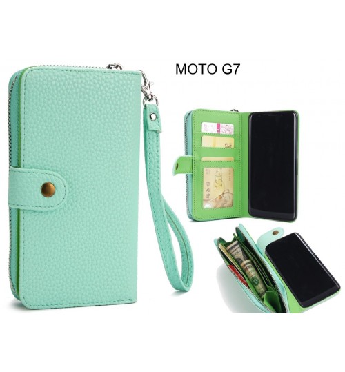 MOTO G7 Case coin wallet case full wallet leather case