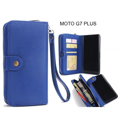 MOTO G7 PLUS Case coin wallet case full wallet leather case