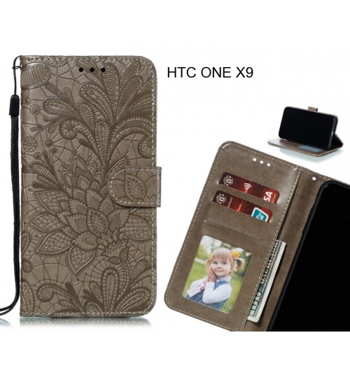 HTC ONE X9 Case Embossed Wallet Slot Case