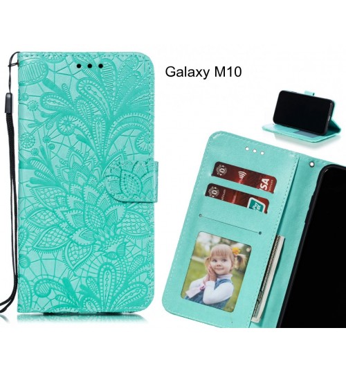 Galaxy M10 Case Embossed Wallet Slot Case