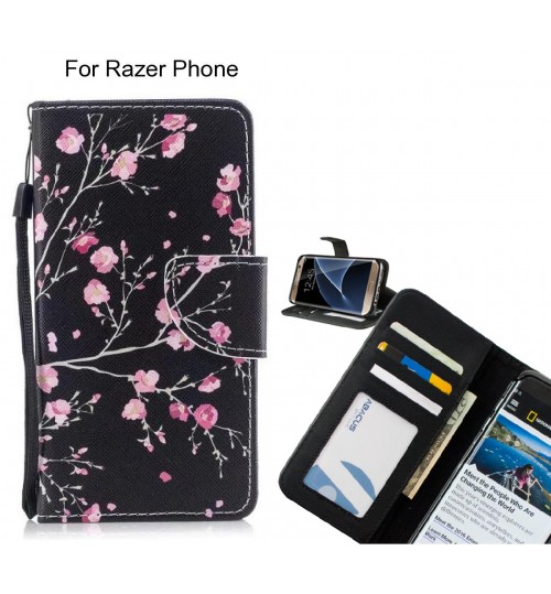 Razer Phone case leather wallet case printed ID