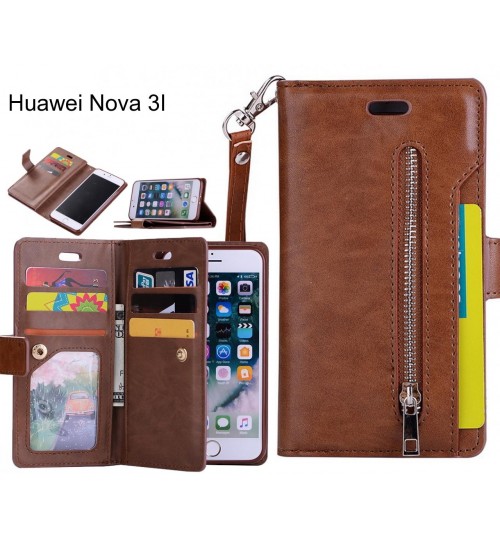 Huawei Nova 3I Case Wallet Leather Case With Zip