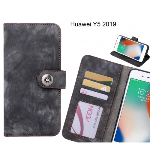 Huawei Y5 2019 case retro leather wallet case