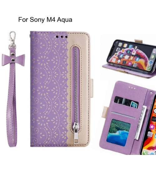 Sony M4 Aqua Case multifunctional Wallet Case
