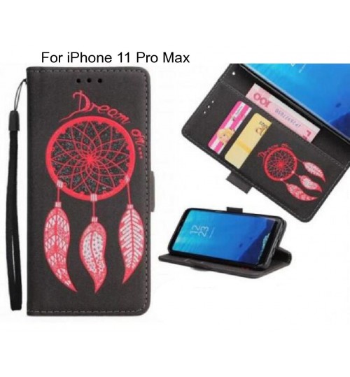 iPhone 11 Pro Max  case Dream Cather Leather Wallet cover case