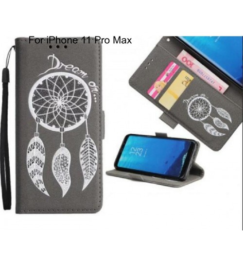 iPhone 11 Pro Max  case Dream Cather Leather Wallet cover case