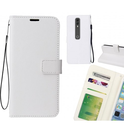 Vodafone V10 case Fine leather wallet case