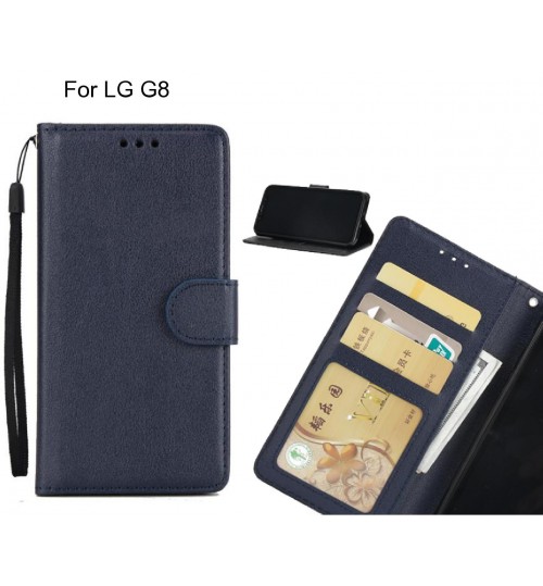 LG G8  case Silk Texture Leather Wallet Case