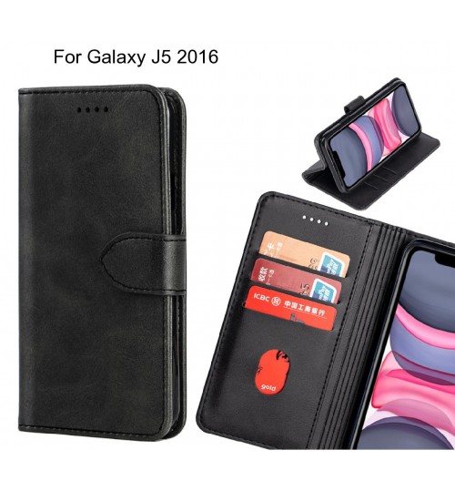 Galaxy J5 2016 Case Premium Leather ID Wallet Case