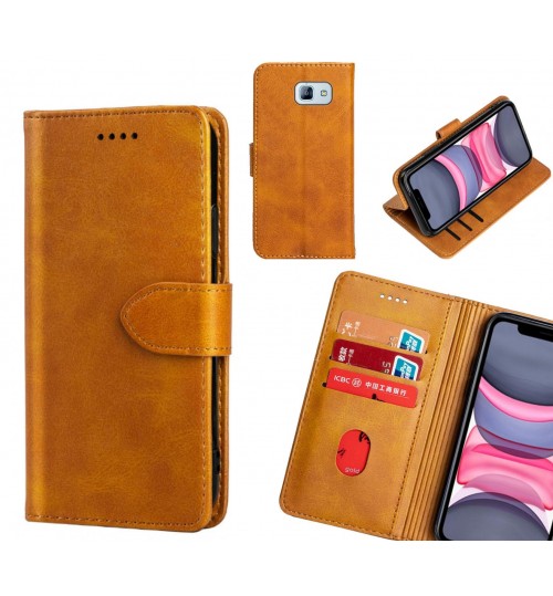 GALAXY A8 2016 Case Premium Leather ID Wallet Case